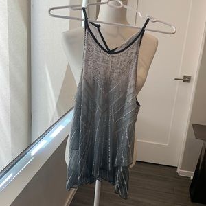 Parker beaded tank top. In good used condition.